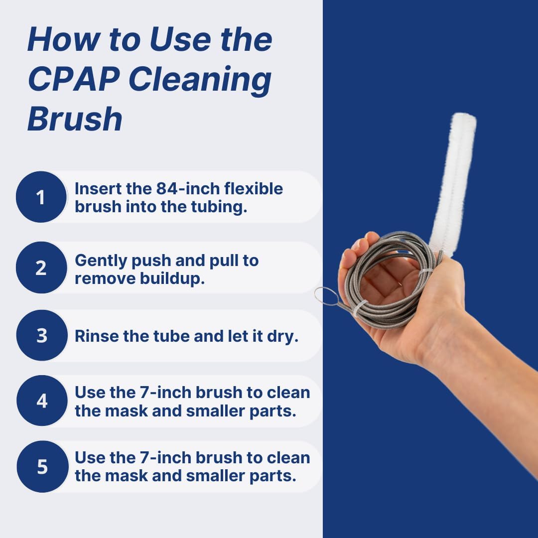 CPAP Tube Cleaning Brush and Mask Cleaning Brush
