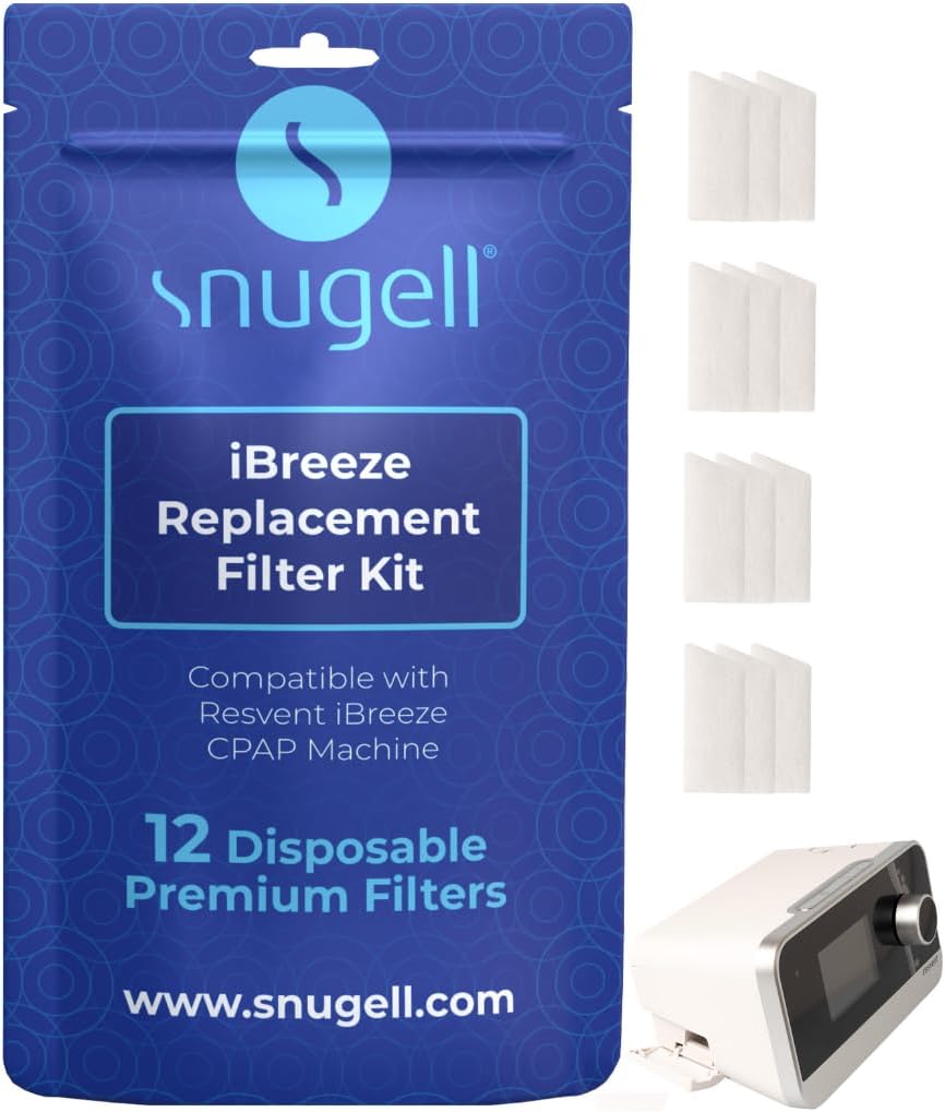 Snugell Resvent iBreeze CPAP Filters –12 Pack
