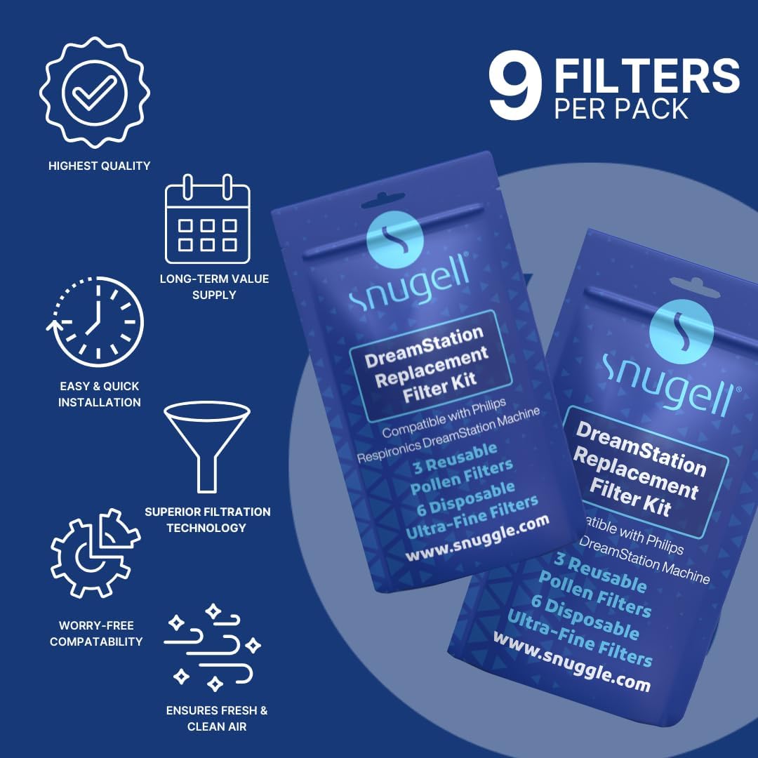 Dreamstation Cpap Filter Kit (3 + 6 Pack)