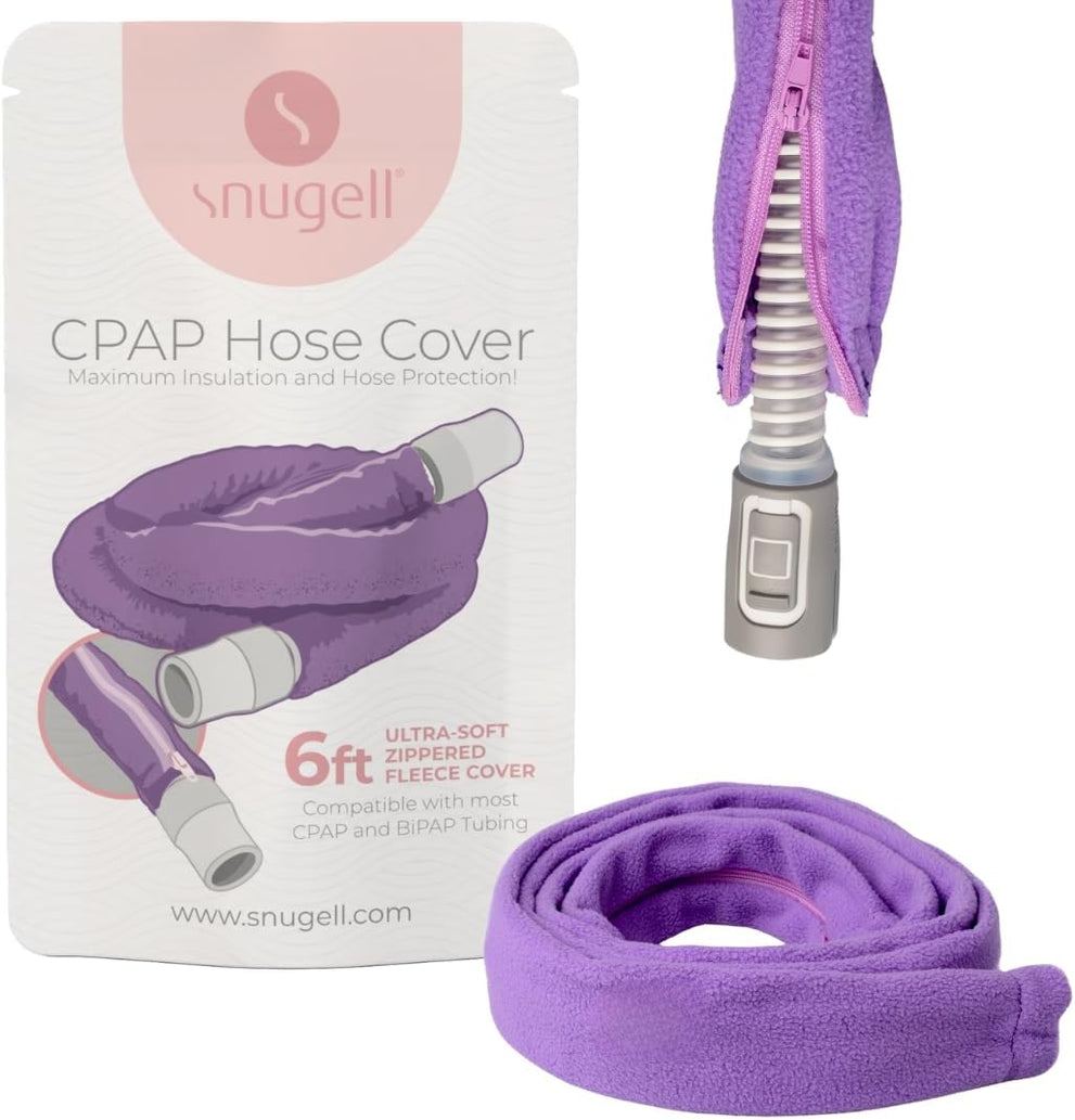 CPAP Hose Cover (6ft) - Compatible with ResMed, Fisher & Paykel and Other Tubes (Purple)