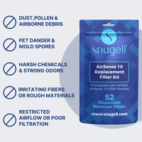 Disposable Replacement CPAP Filters for Resmed Airsense 10 & Aircurve 10-S9  - Available in 6-Pack and 52-Pack