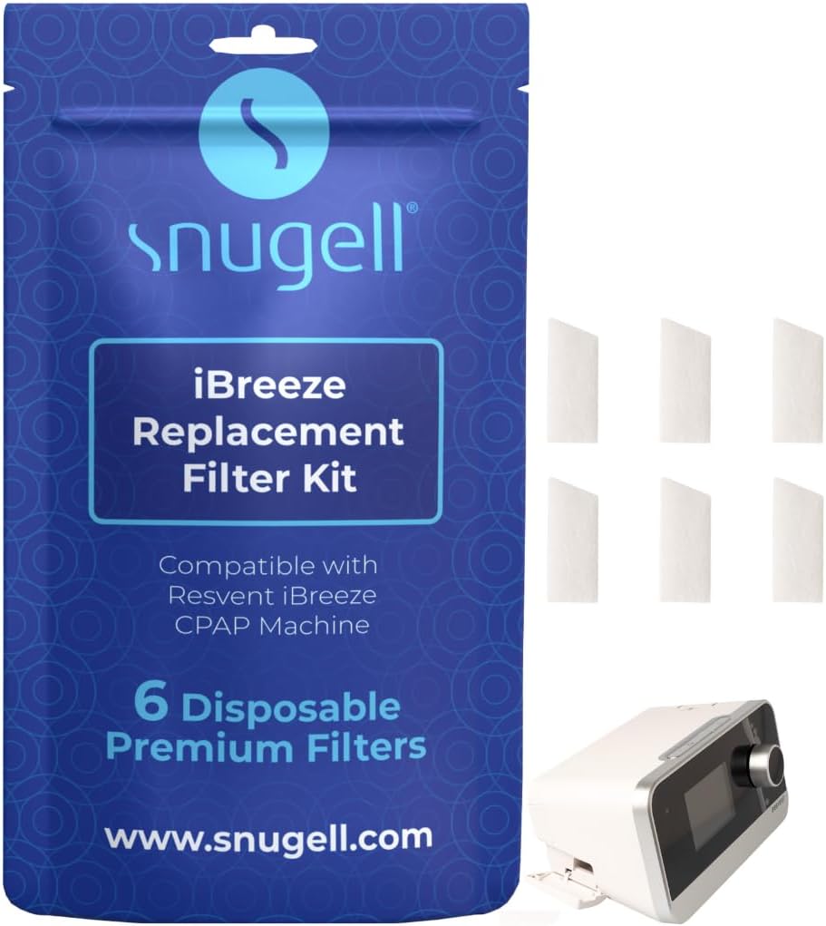 Replacement Filters for Resvent iBreeze CPAP - Available in 6-Pack and 12-Pack