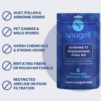 Disposable Replacement CPAP Filters for Resmed Airsense 11 - Available in 4 Package Quantity