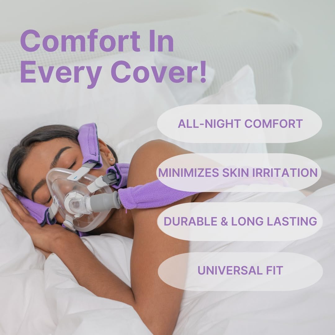 CPAP Hose Cover (6ft) - Compatible with ResMed, Fisher & Paykel and Other Tubes (Purple)
