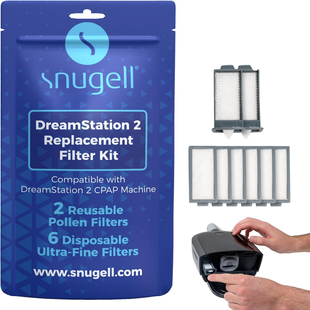 Dreamstation 2 Filters - 2 Reusable Pollen Filters + 6 Disposable Ultra-Fine Filters