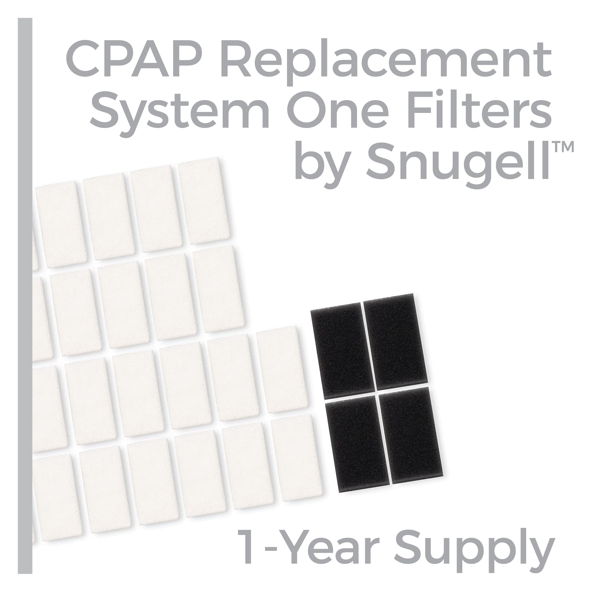 Replacement System One CPAP Filters (4 Reusable + 26 Disposable)