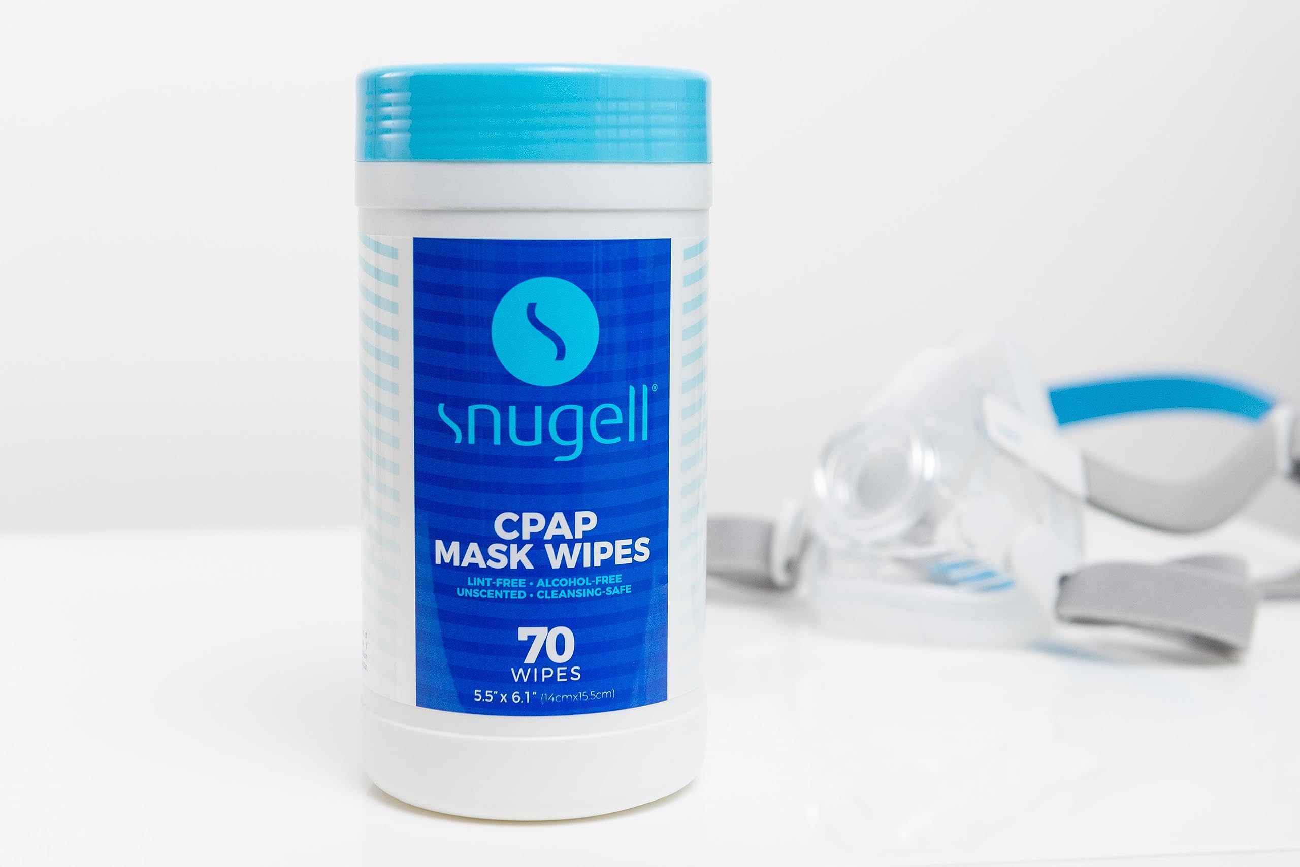 CPAP Mask Wipes - Unscented (1 Canister, 70 Count)