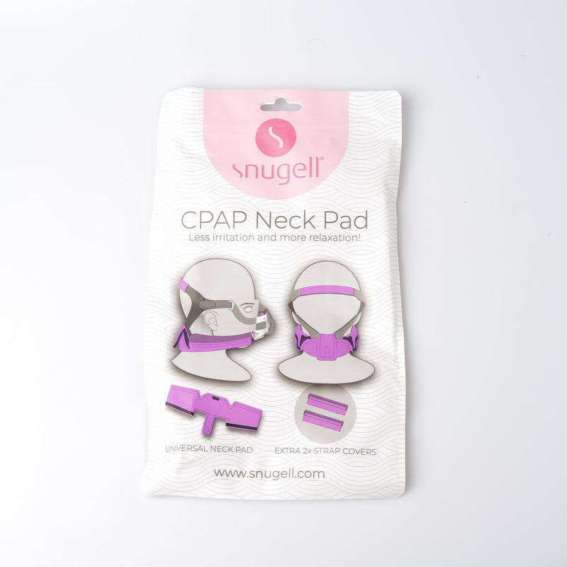 CPAP Neck Pad and Headgear Strap Covers - Fits All Major Headgear Brands (Purple)