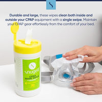 CPAP Mask Wipes - Citrus Scent (1 Canister, 70 Count)