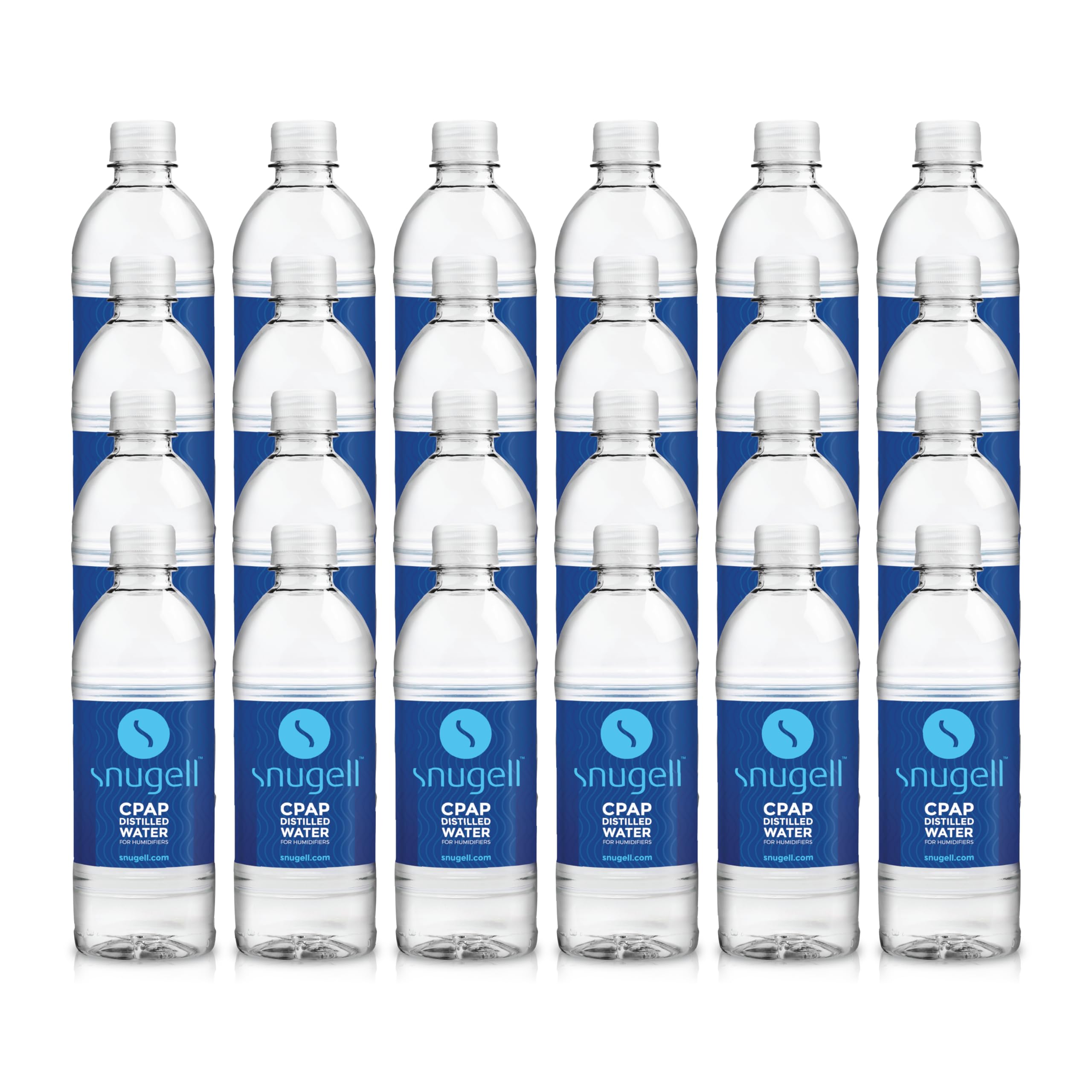 Distilled Water for CPAP Machines (24-Pack, 16.9 oz)