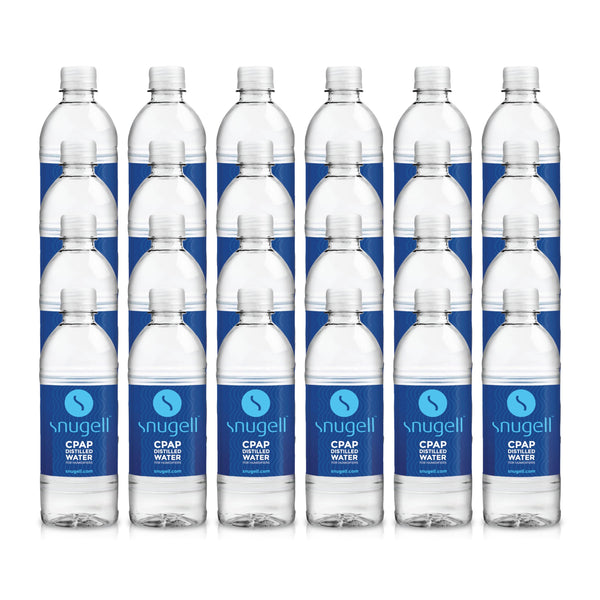 Distilled Water for CPAP Machines (24-Pack, 16.9 oz)