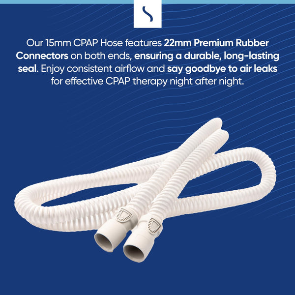 Snugell CPAP Hose in sealed packaging – durable and long-lasting for reliable CPAP therapy