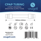 CPAP Tubing 6 foot universal hose  instructional specifications