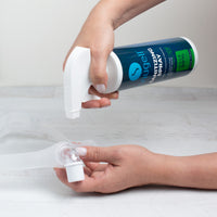 CPAP Sanitizing Spray being used to sanitize CPAP supplies