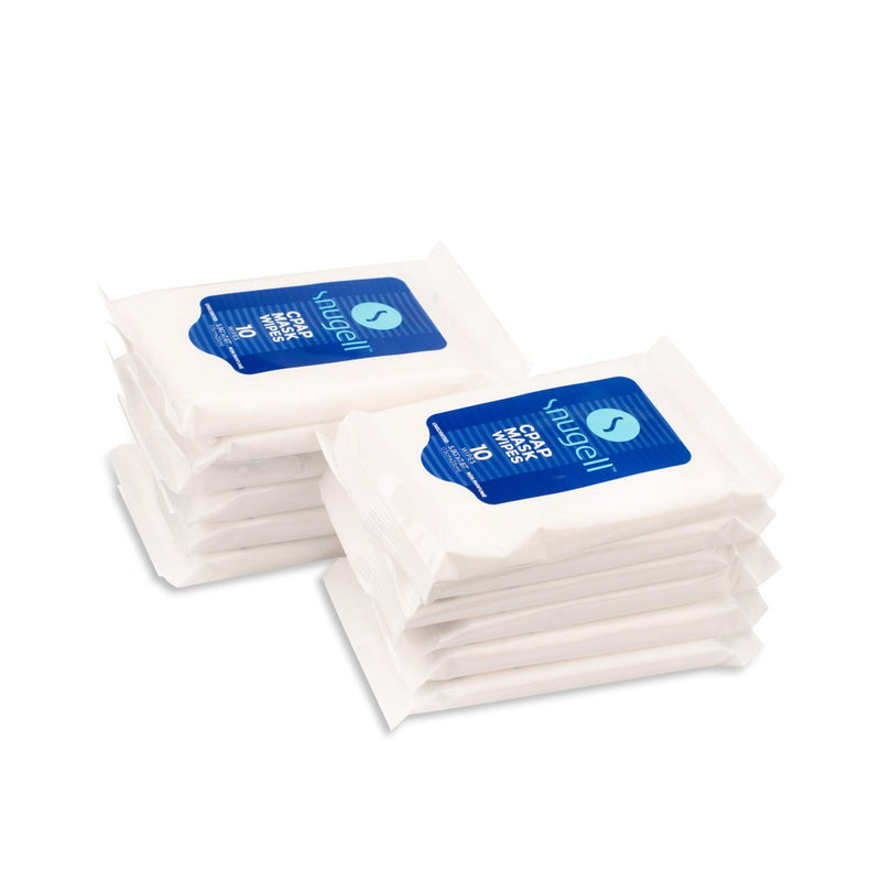 CPAP Mask Wipes Travel Sachets by Snugell