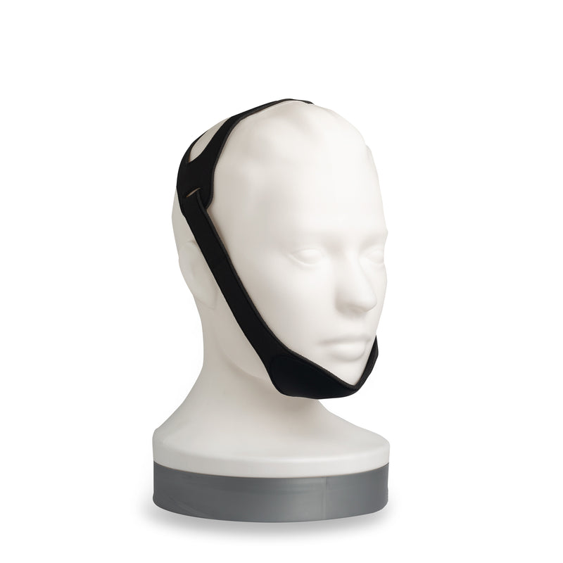 Side view of the Halo Chin Strap by Snugell which reduces snoring