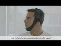 Chin Strap for CPAP Users (Black) - Adjustable Strap