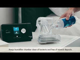 Informative video on how to use and description of the 20oz CPAP distilled water by Snugell