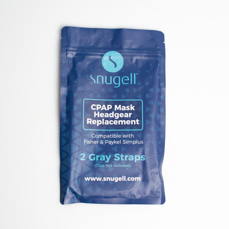 Replacement headgear Straps by Snugell for F&P Simplus packaging