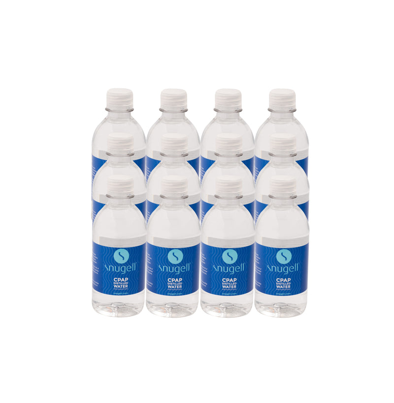 12oz distilled water by Snugell 12 pack 